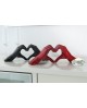 SCULPTURE MAIN COEUR ROUGE GILDE