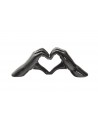 SCULPTURE MAINS COEUR NOIRE GILDE