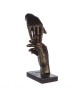 SCULPTURE "TWO HANDS" BRONZE GILDE