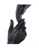 SCULPTURE "TWO HANDS" BRONZE GILDE