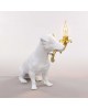 LAMPE CHIEN RIO BLANC SELETTI