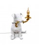 LAMPE CHIEN RIO BLANC SELETTI