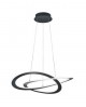 SUSPENSION LED OAKLAND ANTHRACITE TRIO