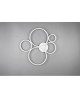 PLAFONNIER 5L LED RONDO BLANC MAT TRIO