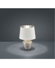 LAMPE LUXOR PETIT MODELE BLANC/ARGENTE TRIO