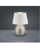 LAMPE LUXOR GRAND MODELE BLANC/ARGENTE TRIO