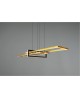 SUSPENSION LED SALINAS BRONZE SATINE ET NOIR MAT TRIO