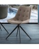 CHAISE CARNABY TISSU BEIGE LA SEGGIOLA