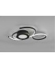 PLAFONNIER LED JIVE NOIR MAT PETIT MODELE TRIO