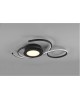 PLAFONNIER LED JIVE NOIR MAT PETIT MODELE TRIO