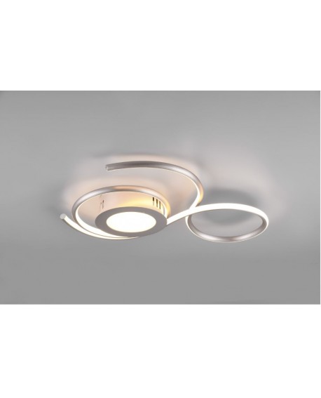 PLAFONNIER LED JIVE NICKEL MAT PETIT MODELE TRIO