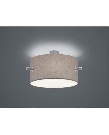 PLAFONNIER CAMDEN NICKEL MAT TRIO