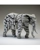 ELEPHANT WHITE BY EDGE SCULPTURE