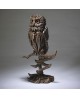 OWL GOLDEN BY EDGE SCULPTURE