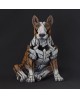 BULL TERRIER ROUGE BY EDGE SCULPTURE