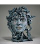 VENUS BUST TEAL BY EDGE SCULPTURE