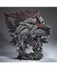 WOLF BUST TIMBER BY EDGE SCULPTURE