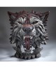 WOLF BUST TIMBER BY EDGE SCULPTURE