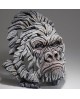 GORILLA BUST BLANC BY EDGE SCULPTURE