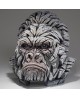 GORILLA BUST BLANC BY EDGE SCULPTURE