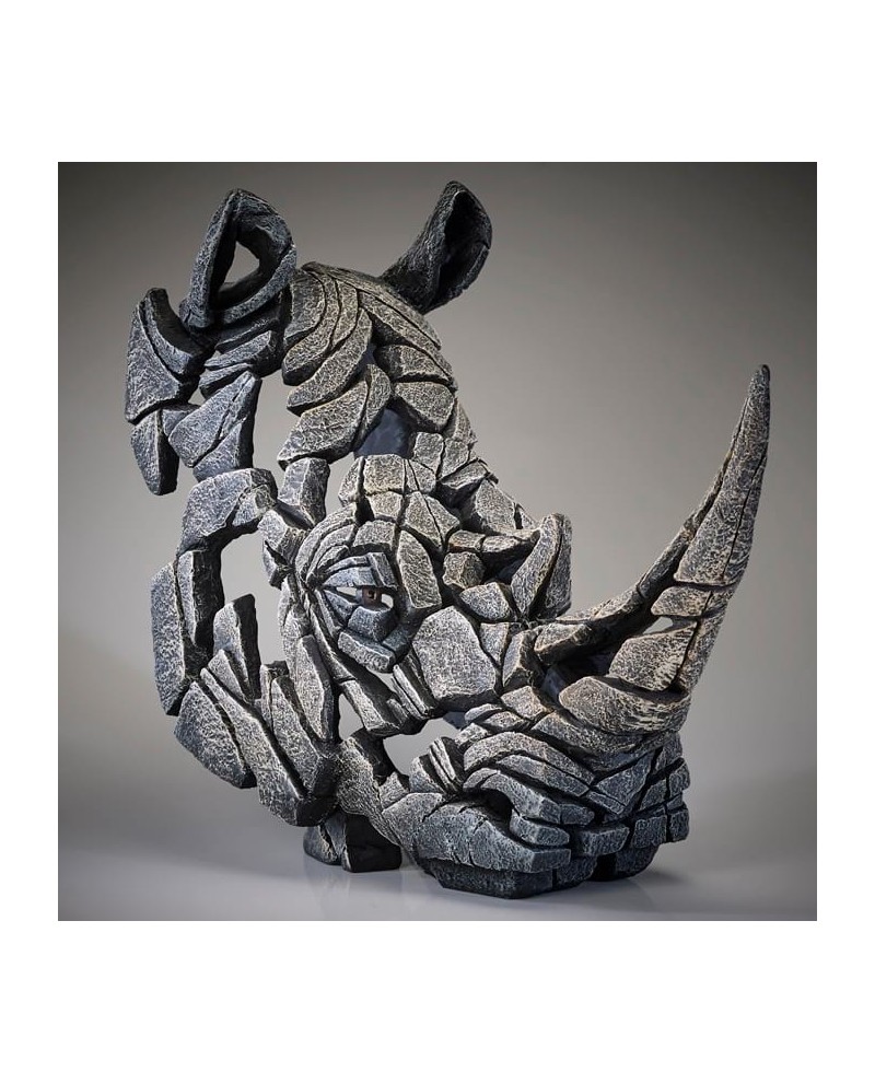 RHINOCEROS BUST BY EDGE SCULPTURE