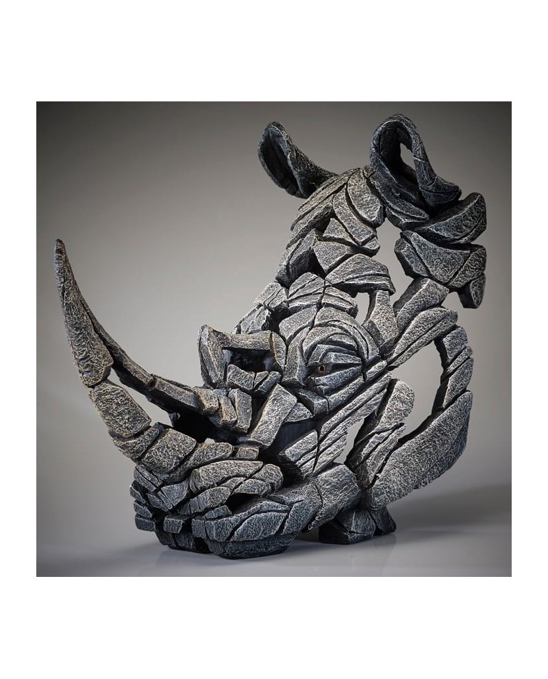 RHINOCEROS BUST BY EDGE SCULPTURE