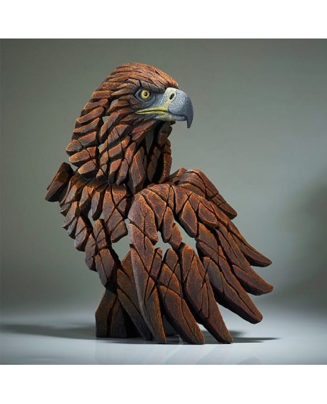 EAGLE BUST GOLDEN BY EDGE SCULPTURE