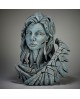 ANGEL BUST TEAL BY EDGE SCULPTURE