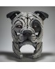 STAFFORDSHIRE BULL TERRIER BUST BY EDGE SCULPTURE