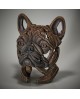 FRENCH BULLDOG BUST BRINDLE BY EDGE SCULPTURE