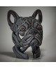 FRENCH BULLDOG BUST BLUE BY EDGE SCULPTURE