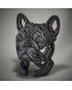 FRENCH BULLDOG BUST BLUE BY EDGE SCULPTURE