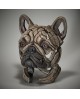 FRENCH BULLDOG BUST FAWN BY EDGE SCULPTURE