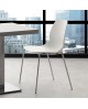 CHAISE SHELL METAL BLANC LA SEGGIOLA