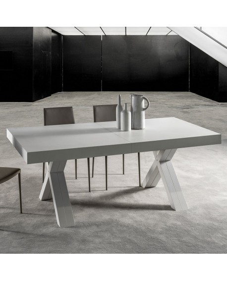 TABLE DE REPAS COPERNICO BLANC LA SEGGIOLA