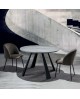 TABLE REPAS SATURN-ONE CIMENT LA SEGGIOLA