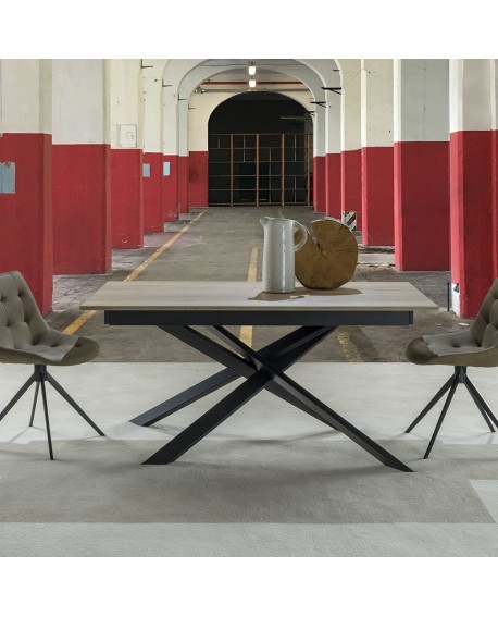 TABLE DE REPAS SPIDER MAXI CHENE LA SEGGIOLA