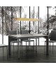 TABLE REPAS CERAMIQUE GRAPHITE LA SEGGIOLA