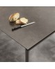 TABLE REPAS CERAMIQUE ANTHRACITE LA SEGGIOLA