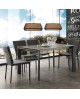 TABLE REPAS CERAMIQUE DUO ANTHRACITE LA SEGGIOLA