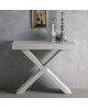 CONSOLE DOUBLE X BLANC LA SEGGIOLA