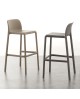 TABOURET DE BAR RIVER STOOL SABLE ET TAUPE LA SEGGIOLA