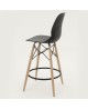 TABOURET DE BAR SHELL STOOL NOIR LA SEGGIOLA