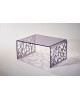 TABLE BASSE FUME H40 LIGNE RESILLE CLAIRLINE