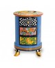 COMMODE RONDE ORANGE 3 TIROIRS TOM'S DRAG