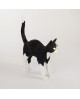 LAMPE CHAT JOBBY BLANC ET NOIR SELETTI