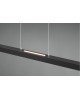SUSPENSION LED BELFAST NOIR MAT TRIO