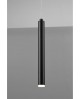 SUSPENSION LED TUBULAR NOIR MAT TRIO