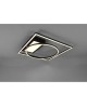 PLAFONNIER/APPLIQUE LED DOWNEY NOIR MAT TRIO