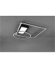 PLAFONNIER/APPLIQUE LED DOWNEY NOIR MAT TRIO